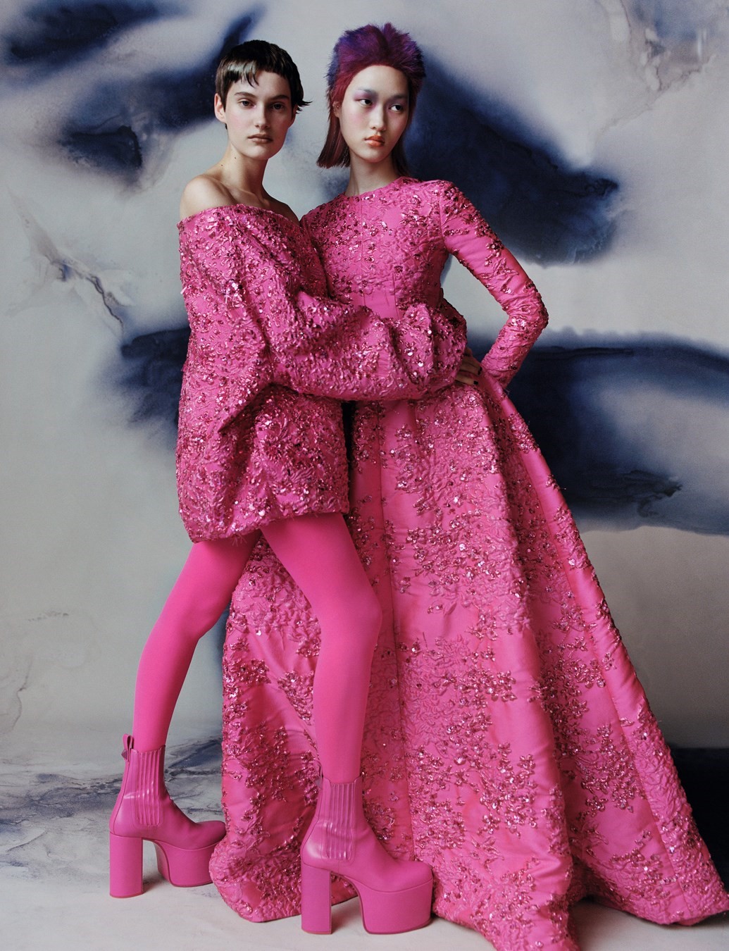 Valentino Pink PP Pierpaolo Piccioli show collection 2022