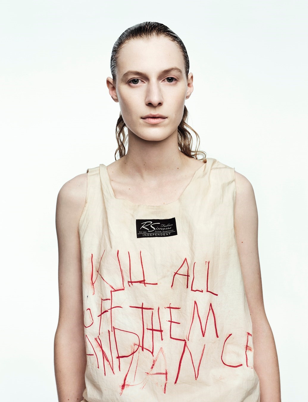 Raf Simons Julia Nobis AnOther Magazine SS23 cover